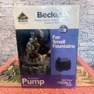 Beckett NWT Baby Versa Small Fountain Pump 60 Gallons/hr M60AUL 7061010
